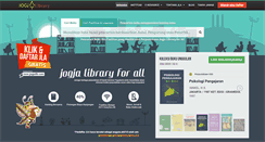 Desktop Screenshot of jogjalib.com